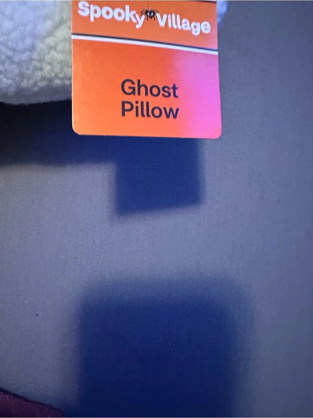 Ghost Pillow Holiday Throw Pillow - White